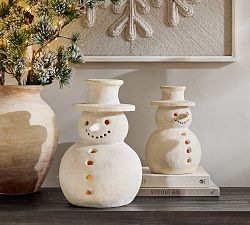 Terracotta Snowman