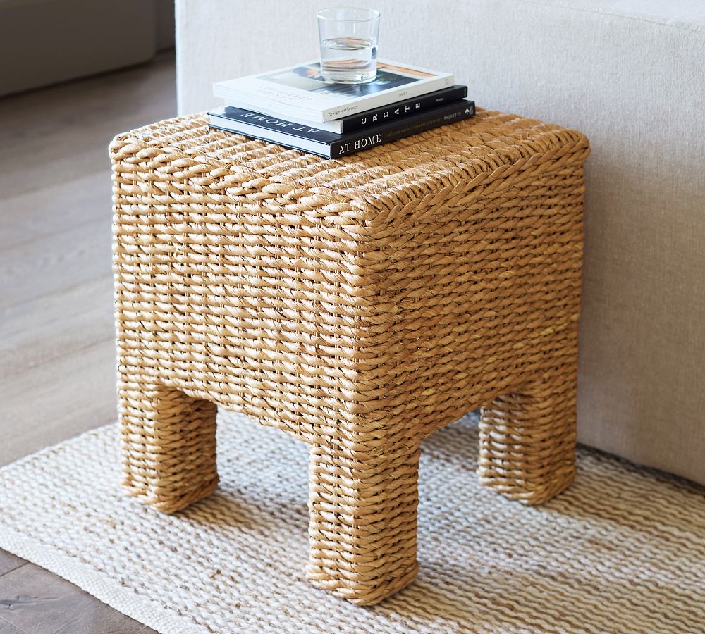Cardiff Square Woven Side Table (18&quot;)