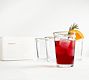 Etched Gold Rim Handcrafted Glass Tumblers - Set of 4