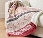 Spice Fair Isle Knit Jacquard Throw