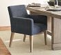 Classic Upholstered Dining Square Armchair