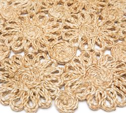 Handwoven Shasta Daisy Placemat, Set of 4