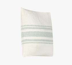 Sens Belgian Flax Linen Striped Pillow Cover