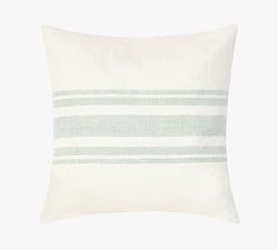 Sens Belgian Flax Linen Striped Pillow Cover