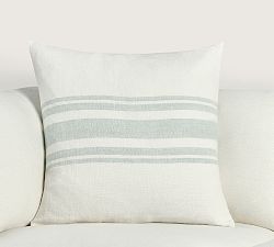 Sens Belgian Flax Linen Striped Pillow Cover