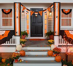 Halloween Spider Web Porch Decor