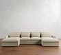 Westwood Fin Arm Deep Seat Double Chaise Sectional (186&quot;)