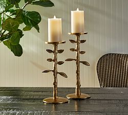 Briar Pillar Holders, Set of 2