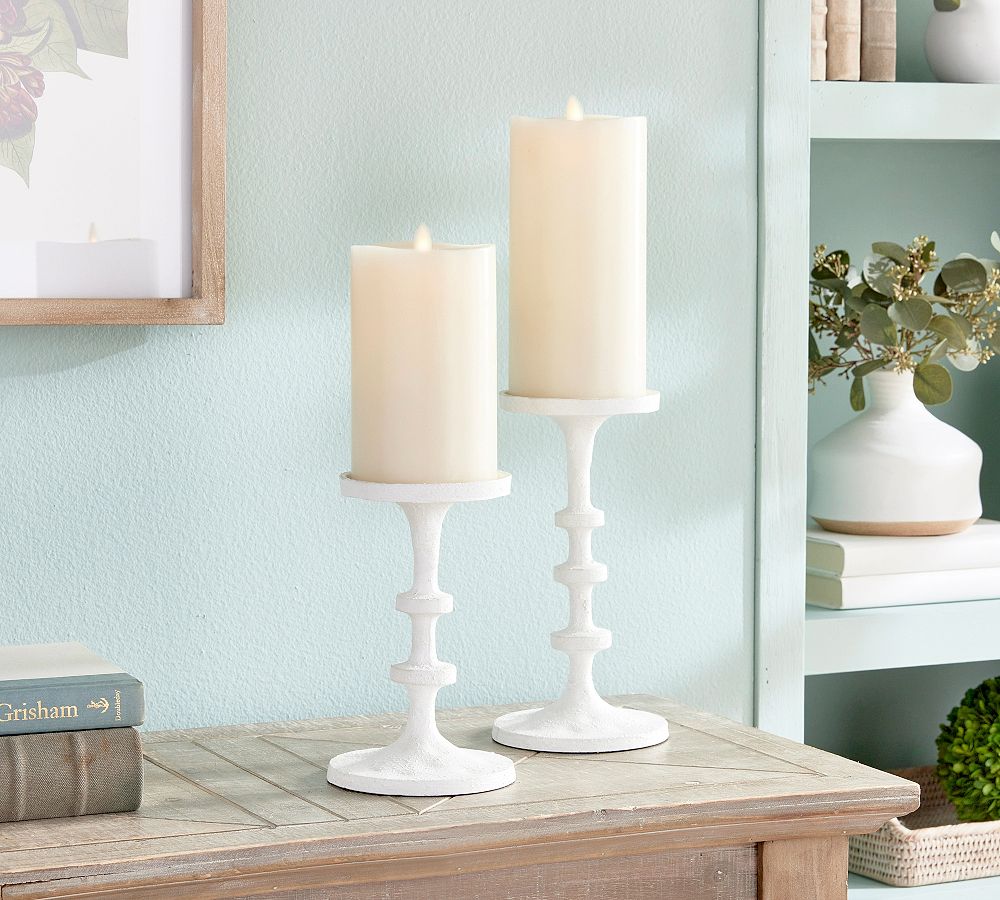 Fia Short Candle Holders, Set of 2