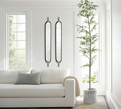 Onyx Narrow Wall Mirrors - Set of 2