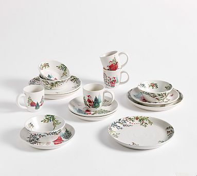Christmas in the Country 16-Piece Dinnerware Set