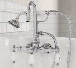 Jolen Deck Mounted Lever Handle Tub Filler with Handshower