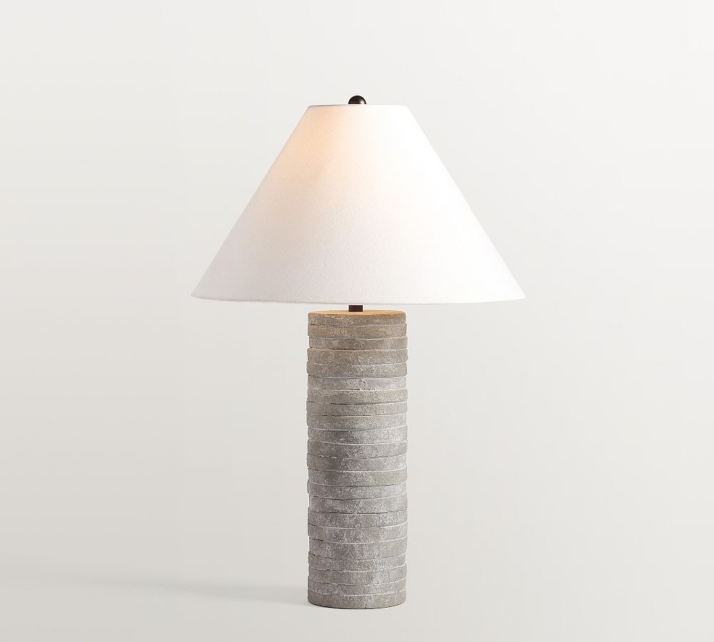Cooke Terracotta Column Table Lamp (25&quot;-30&quot;)