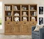 Aubrey Shelf with Cabinets (74.5&quot;)
