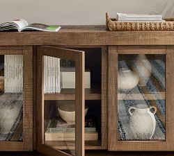 Rockport Glass Door Media Console (94&quot;)