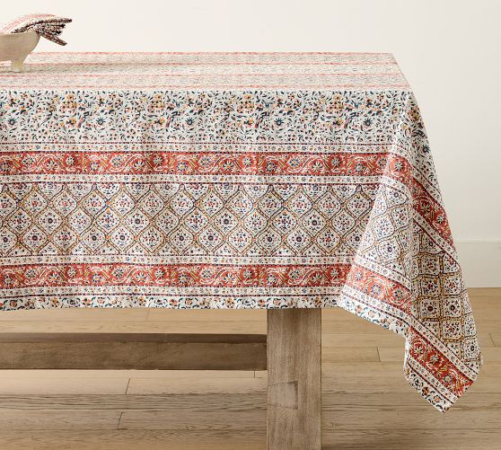 Darcy Organic Cotton Tablecloth