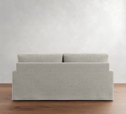 PB Comfort Modern Square Arm Slipcovered Sleeper Sofa (57&quot;-81&quot;)
