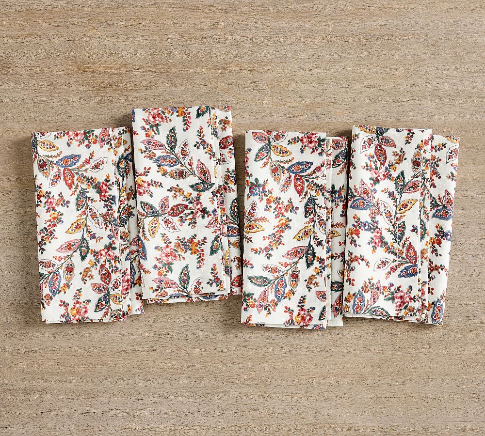 Kennedy Paisley Organic Cotton Napkins - Set of 4