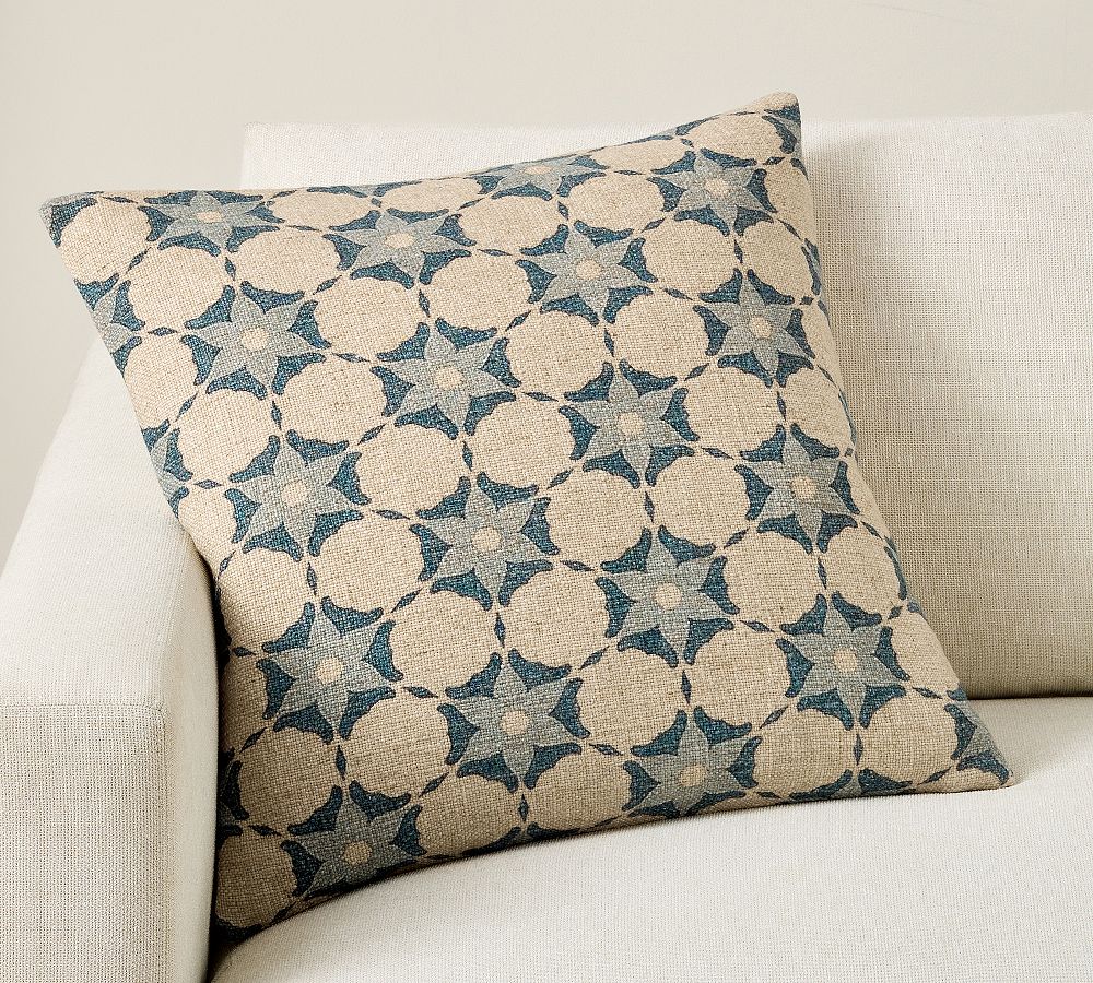 Sea Cliff Tile Pillow