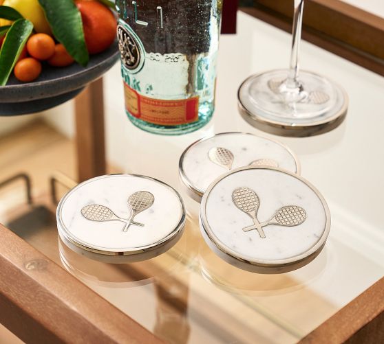 Tennis Coasters - Set of 4
