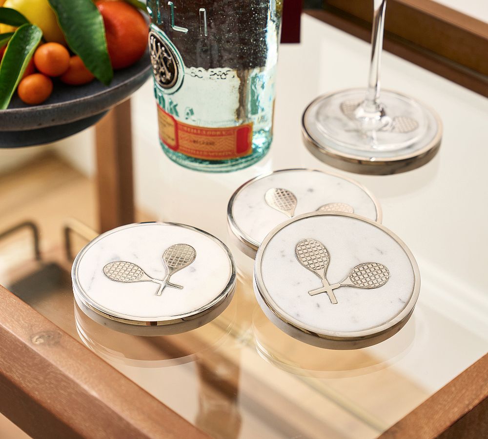 Tennis Coasters - Set of 4