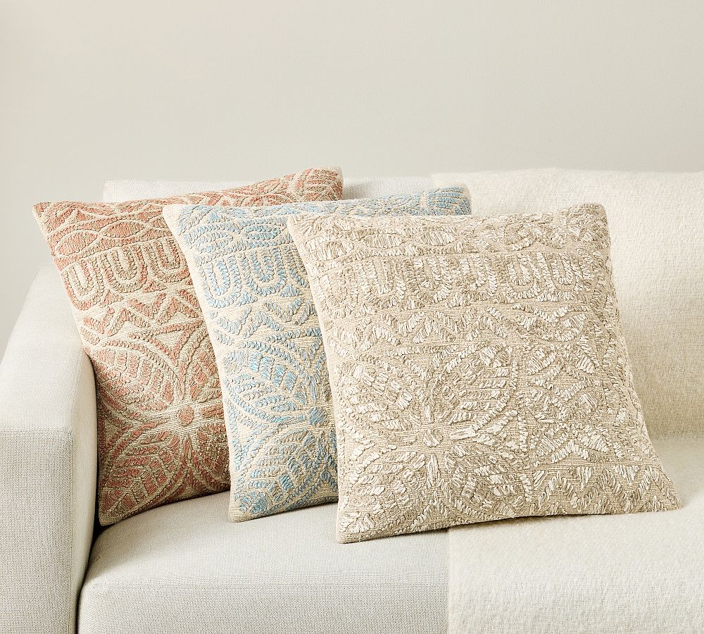 Cove Embroidered Pillow