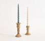 Flameless Spiral Taper Candle