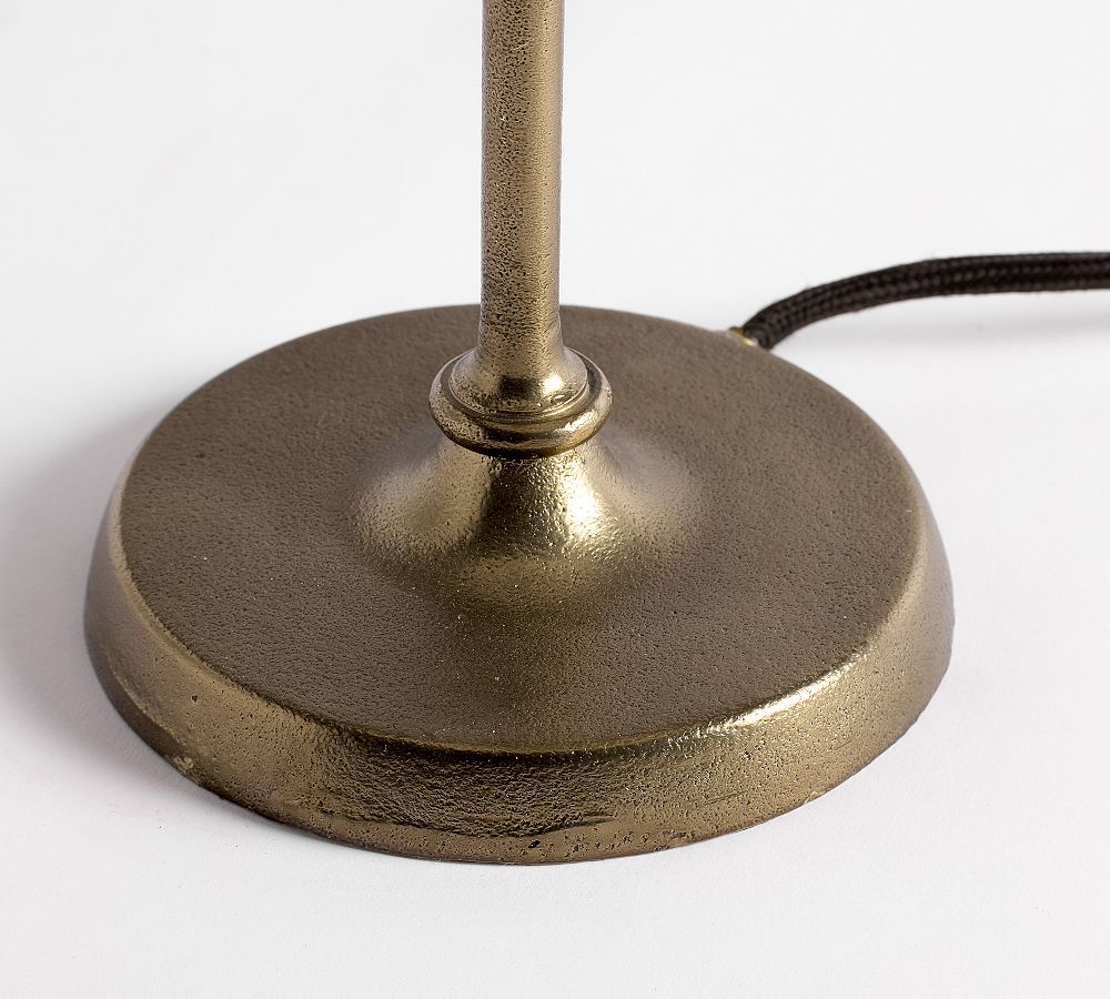 Botanical Forged Iron Table Lamp 21" - Elegant Design