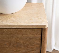 Kona Travertine Nightstand (26&quot;)