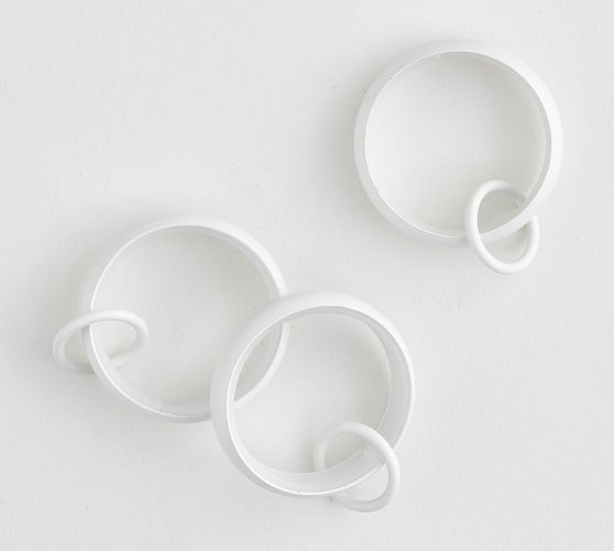 Quiet-Glide Double Curtain Round Rings