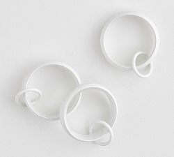 Quiet-Glide Double Curtain Round Rings