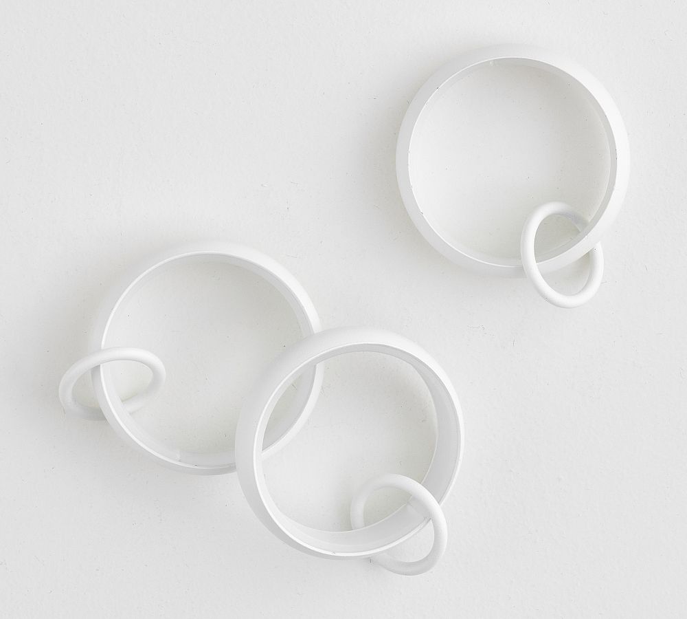 Quiet-Glide Double Curtain Round Rings