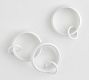 Quiet-Glide Double Curtain Round Rings
