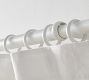 Quiet-Glide Double Curtain Round Rings