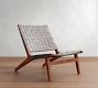 Fenton Woven Leather Accent Chair