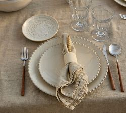 Costa Nova Pearl Stoneware Dinner Plates - Set of 4