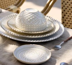 Costa Nova Pearl Stoneware Salad Plates - Set of 4