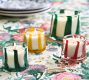 Striped Cocktail Candles