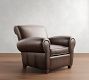 Manhattan Roll Arm Leather Chair