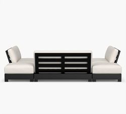 Malibu Metal Platform 5-Piece U-Shaped Sectional (132&quot;)