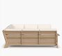 Modern Farmhouse 3-Piece Outdoor Sectional (128&quot;)
