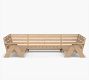 Modern Farmhouse 3-Piece Outdoor Sectional (128&quot;)