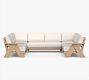 Modern Farmhouse 3-Piece Outdoor Sectional (128&quot;)