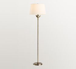 Botanical Forged Iron Floor Lamp (62&quot;)