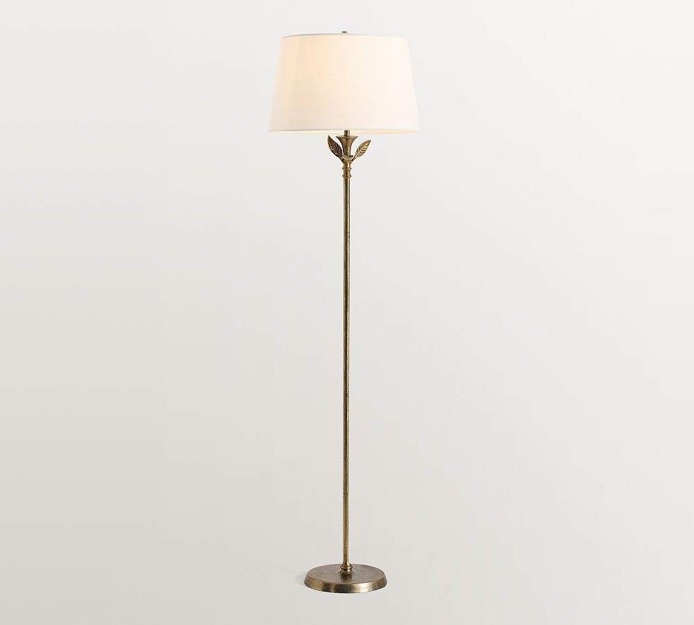 Botanical Forged Iron Floor Lamp (62&quot;)