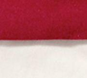 Ivory With Red Cuff