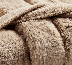 Alpine Faux Fur Robe