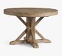 Benchwright Round Pedestal Extending Dining Table (48&quot;-72&quot;)