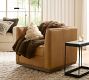 Edgewood Leather Swivel Chair