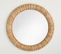 Mallorca Handwoven Seagrass 40&quot; Round Wall Mirror